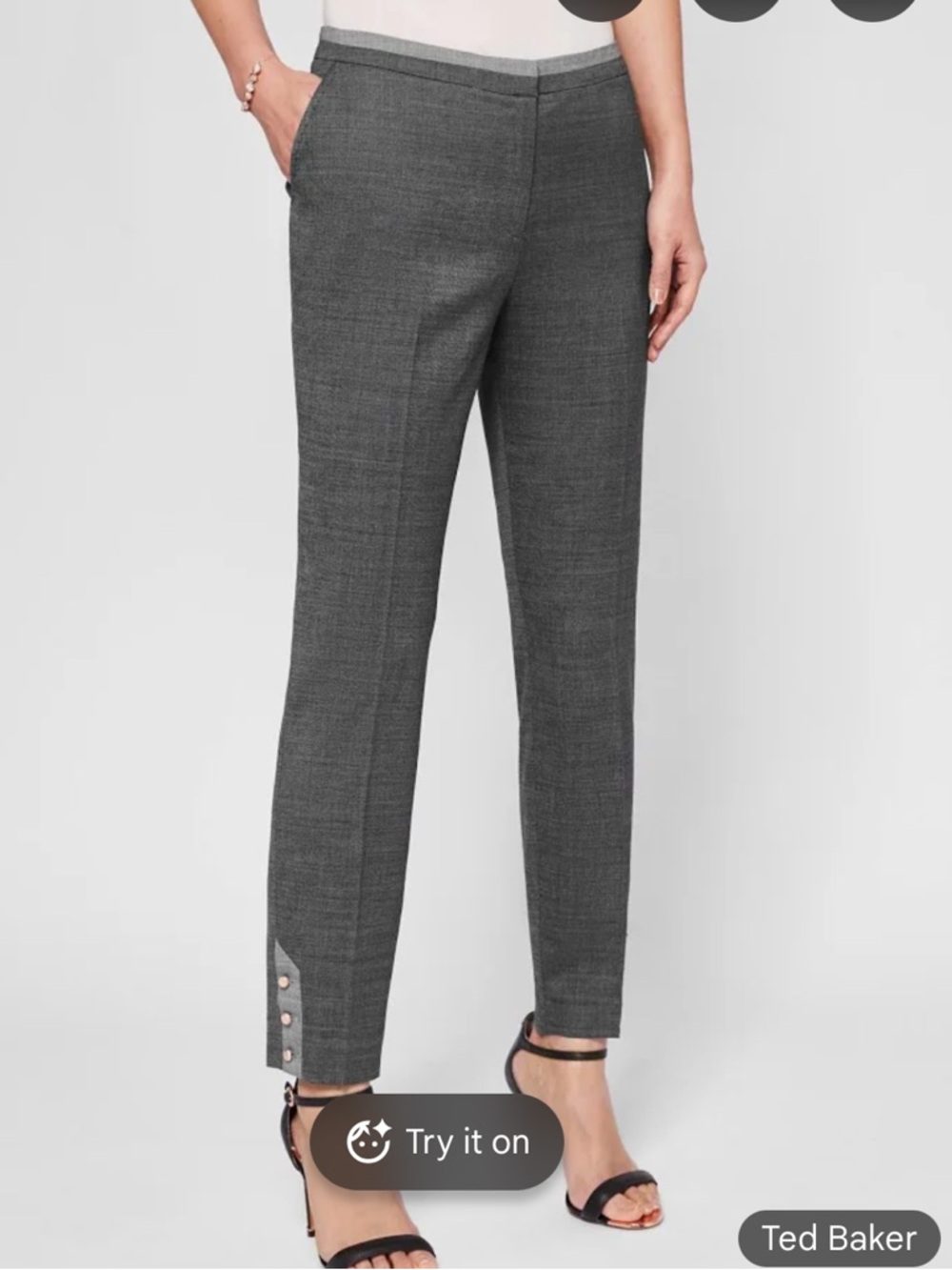 Ted Baker Slim TREESAT Slim Trouser. Size 10/M/Ted Baker 4.